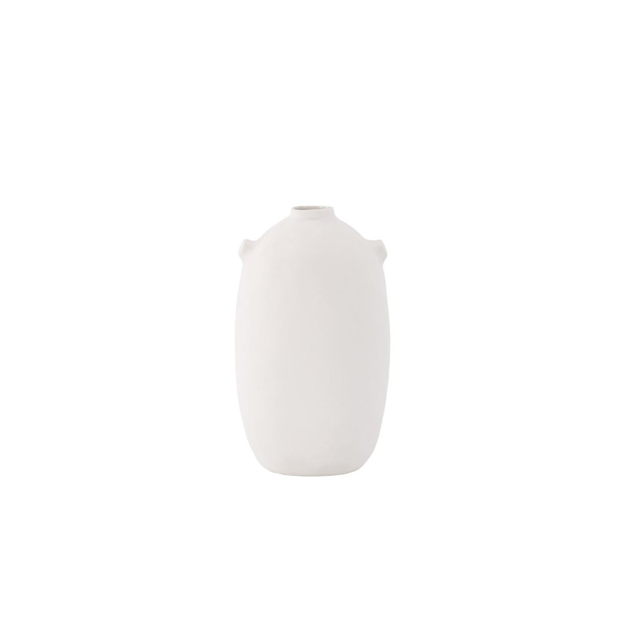 Voir la diapositive 3 : Paris Prix Vase déco en céramique  madi  28cm blanc cassé