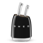 SMEG Bloc de 6 couteaux noir - KBSF02BL