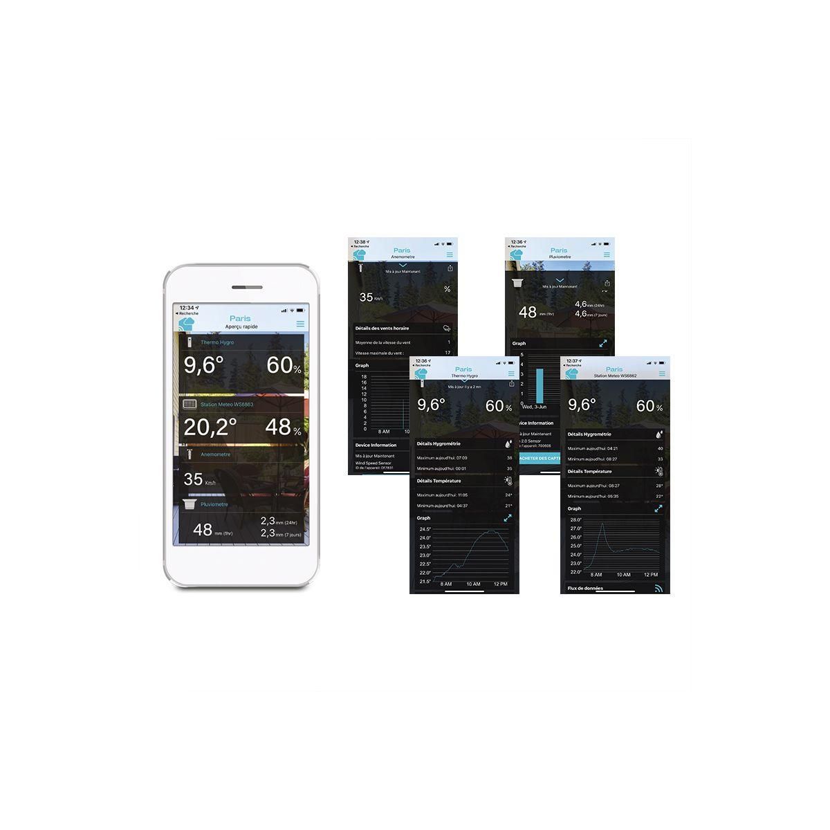 La crosse technology Station météo WS6863 Pro Noir