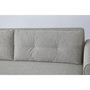 Voir la diapositive 5 : CONCEPT USINE Canapé design convertible 3 places en tissu gris clair SOHO