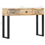 Voir la diapositive 6 : VIDAXL Table console 110 x 30 x 76 cm Bois de manguier massif