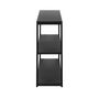 Voir la diapositive 6 : SWEEEK Etagère basse 3 niveaux en métal noir - Industrielle - 120x30x80cm