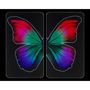 Voir la diapositive 3 : Wenko 2 Couvre-plaques universel - Papillon nocturne