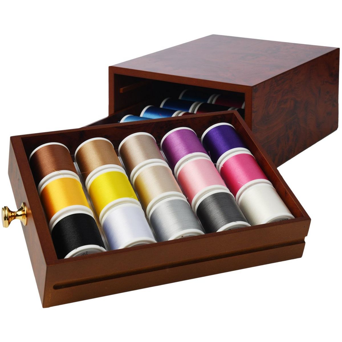 Madeira Coffret de 30 bobines de fil Madeira Polyneon 1000 mt Excusivité Shopty