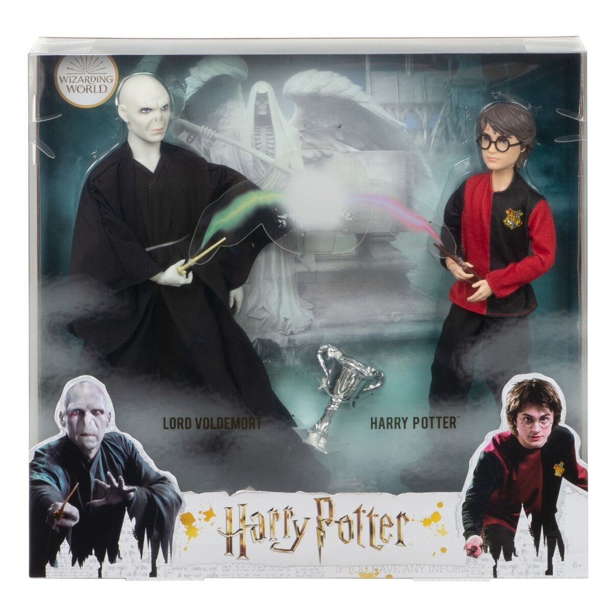HARRY POTTER Pack 2 poupées Voldemort et Harry Potter