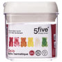 Voir la diapositive 5 : FIVE Bocal en Plastique Carré  Oslo  500mL Transparent