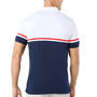 Voir la diapositive 2 : FILA Polo Marine/Blanc Homme Fila Primo