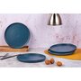 Voir la diapositive 2 : BJORN Assiette SCANDI Ø21,5cm - 4 pièces - Marine