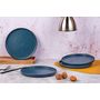 Voir la diapositive 2 : BJORN Assiette SCANDI Ø21,5cm - 4 pièces - Marine