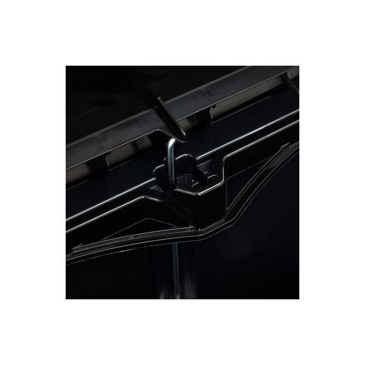 FIVE Poubelle à Pédale  Slim  50L Argent