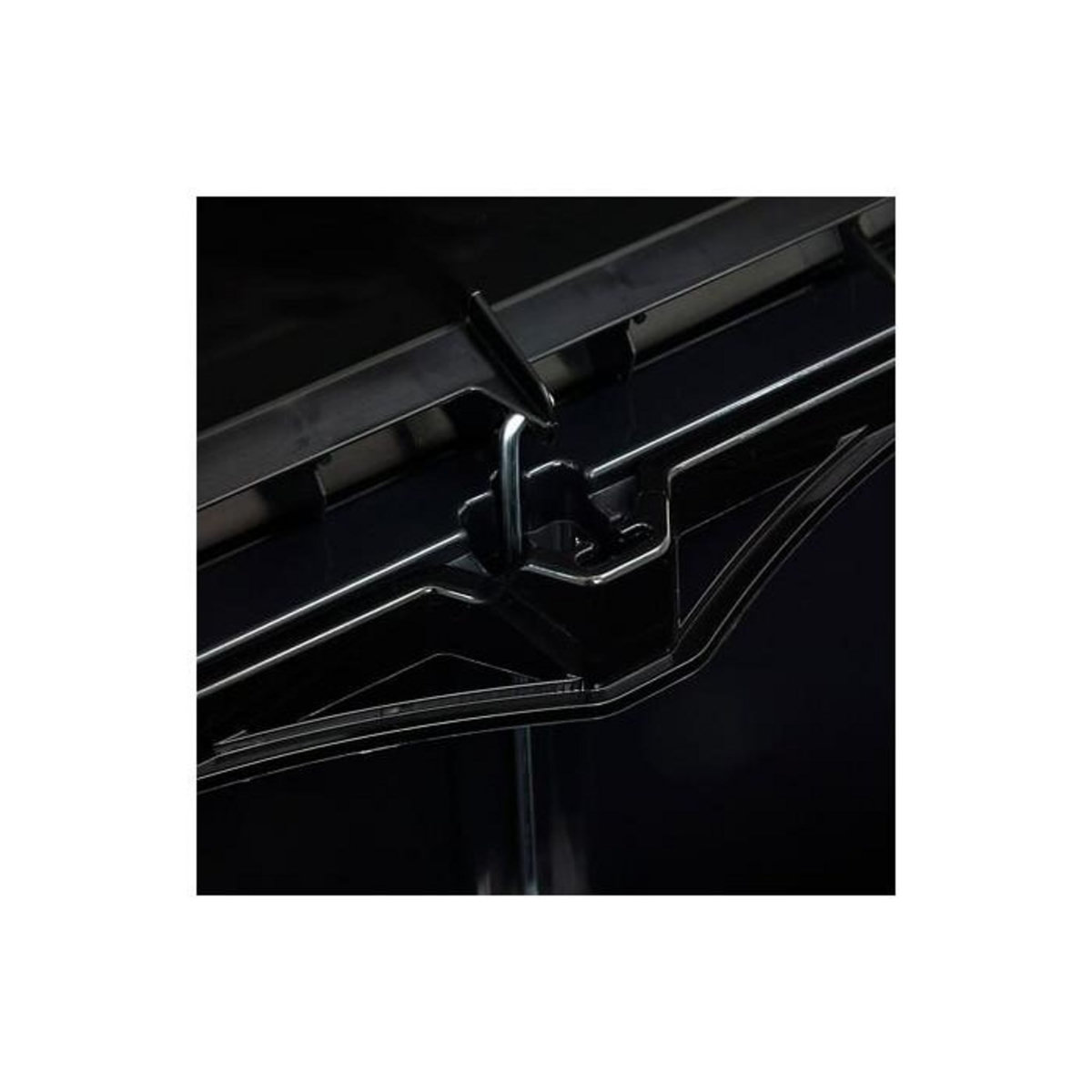 FIVE Poubelle à Pédale  Slim  50L Argent