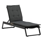 Paris Prix Coussin de Chaise Longue  Hanna  193cm Gris