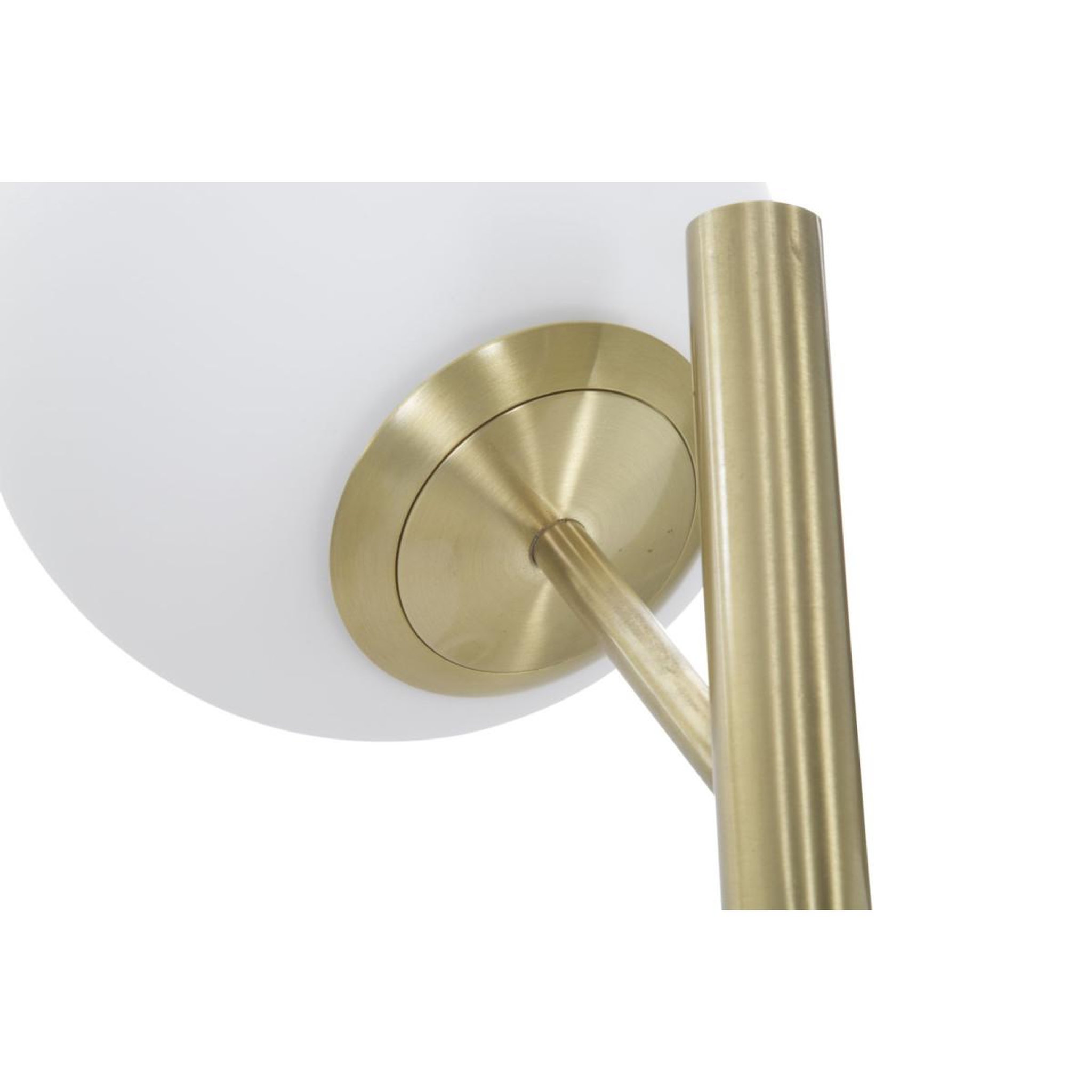 Voir la diapositive 3 : Paris Prix Lampadaire 3 sphères  glamy luci  190cm blanc & or