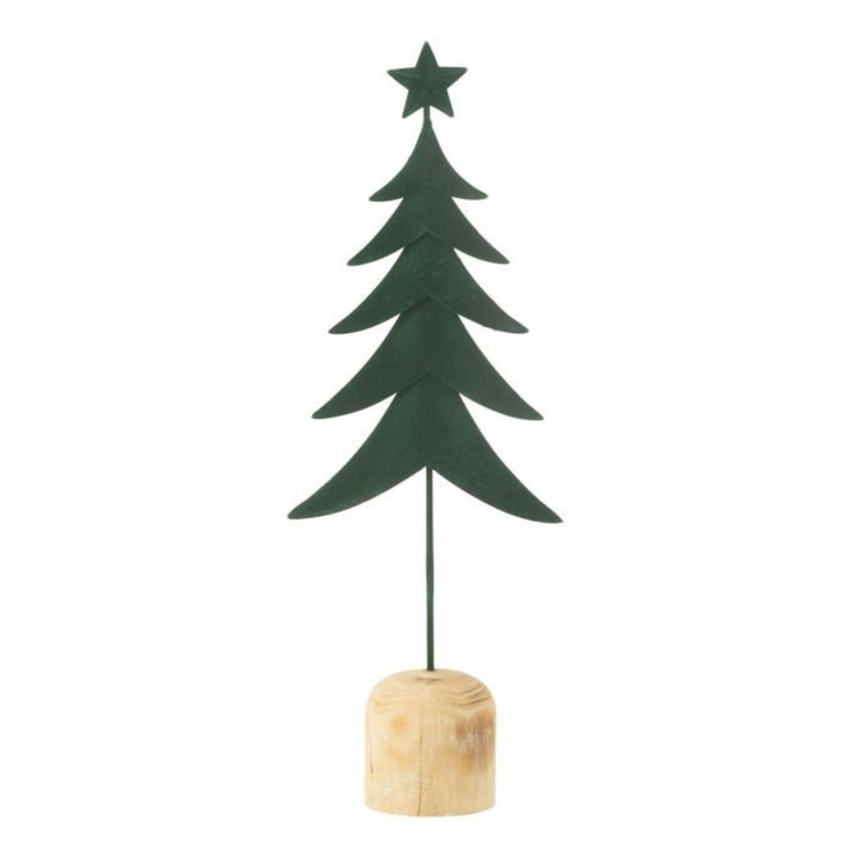 Paris Prix Sapin de Noël Déco sur Pied  Étoile  49cm Vert Foncé