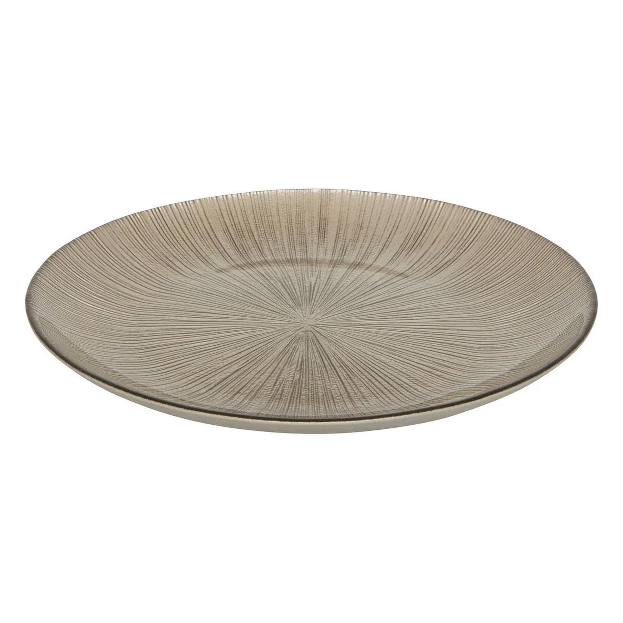 Voir la diapositive 2 : SECRET DE GOURMET Lot de 6 assiettes plates  gloria  28cm champagne