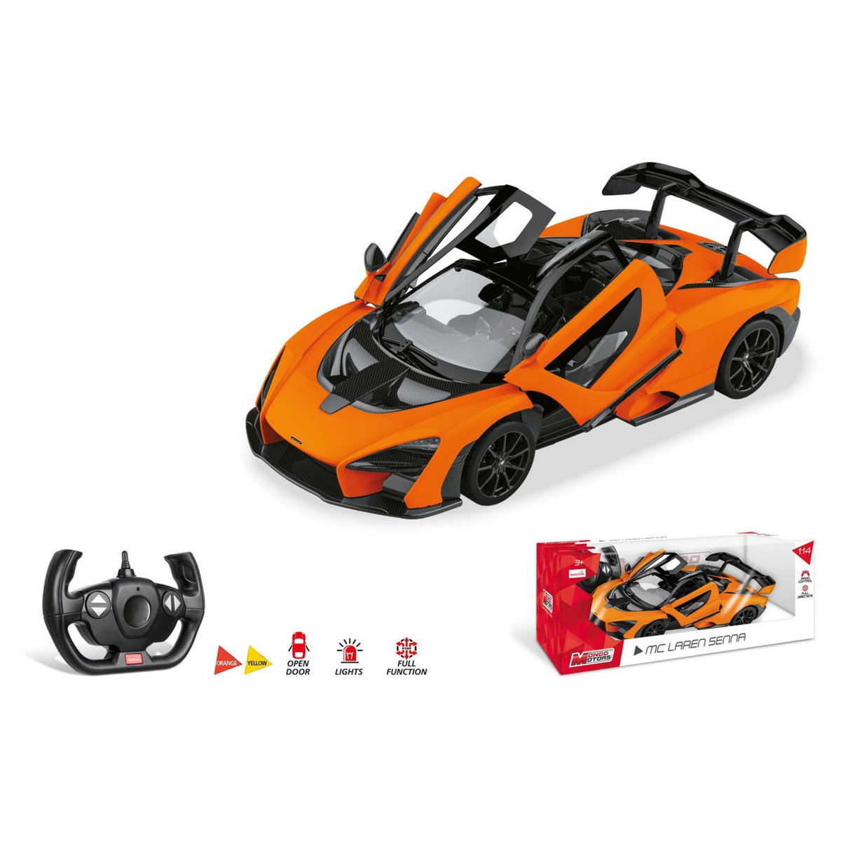MONDO Véhicule radio télécommandé 1/14ème Mc Laren Senna