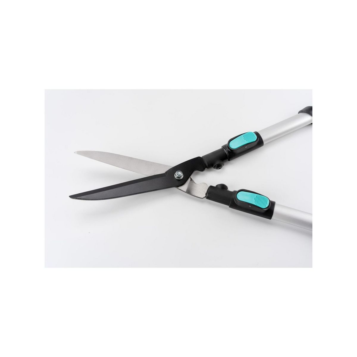 SUAN Cisaille à haie lame droite - Suan - Manche télescopique - Dimensions : 62-80 x 19-25 x 3 cm