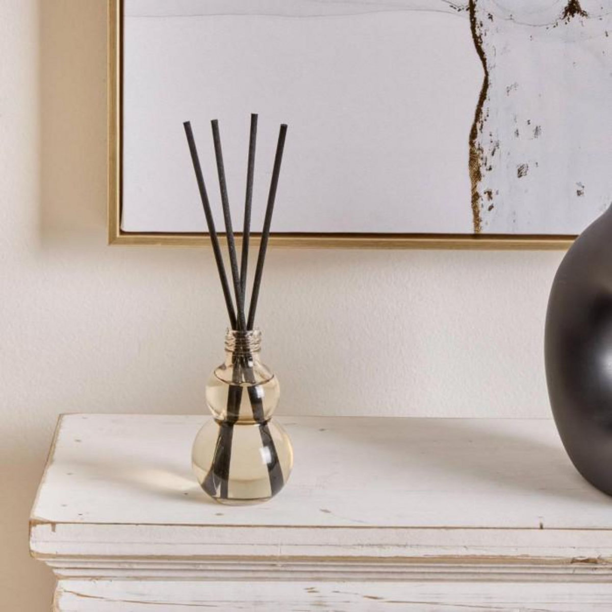 ATMOSPHERA Diffuseur de Parfum en Verre  Hanae  50ml Fleur de Lin