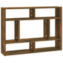 Voir la diapositive 2 : VIDAXL Etagere murale Chene fume 75x16x55 cm Bois d'ingenierie