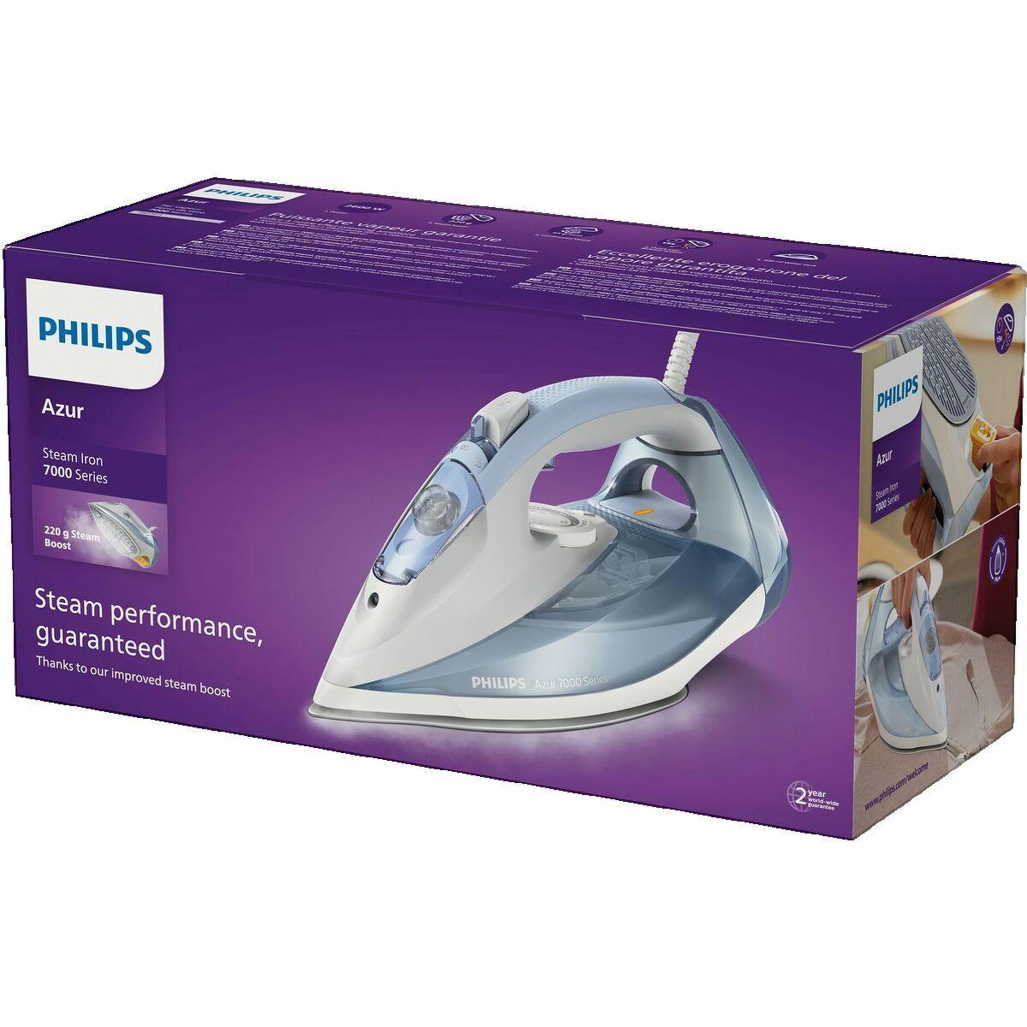 Voir la diapositive 2 : Philips Fer à repasser Philips DST7011/20 2600W
