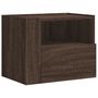Voir la diapositive 5 : VIDAXL Tables de chevet murales 2 pcs chene marron 45x30x35 cm