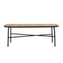 Voir la diapositive 4 : Paris Prix Table de Jardin en Bois  Holmbeck  200cm Naturel