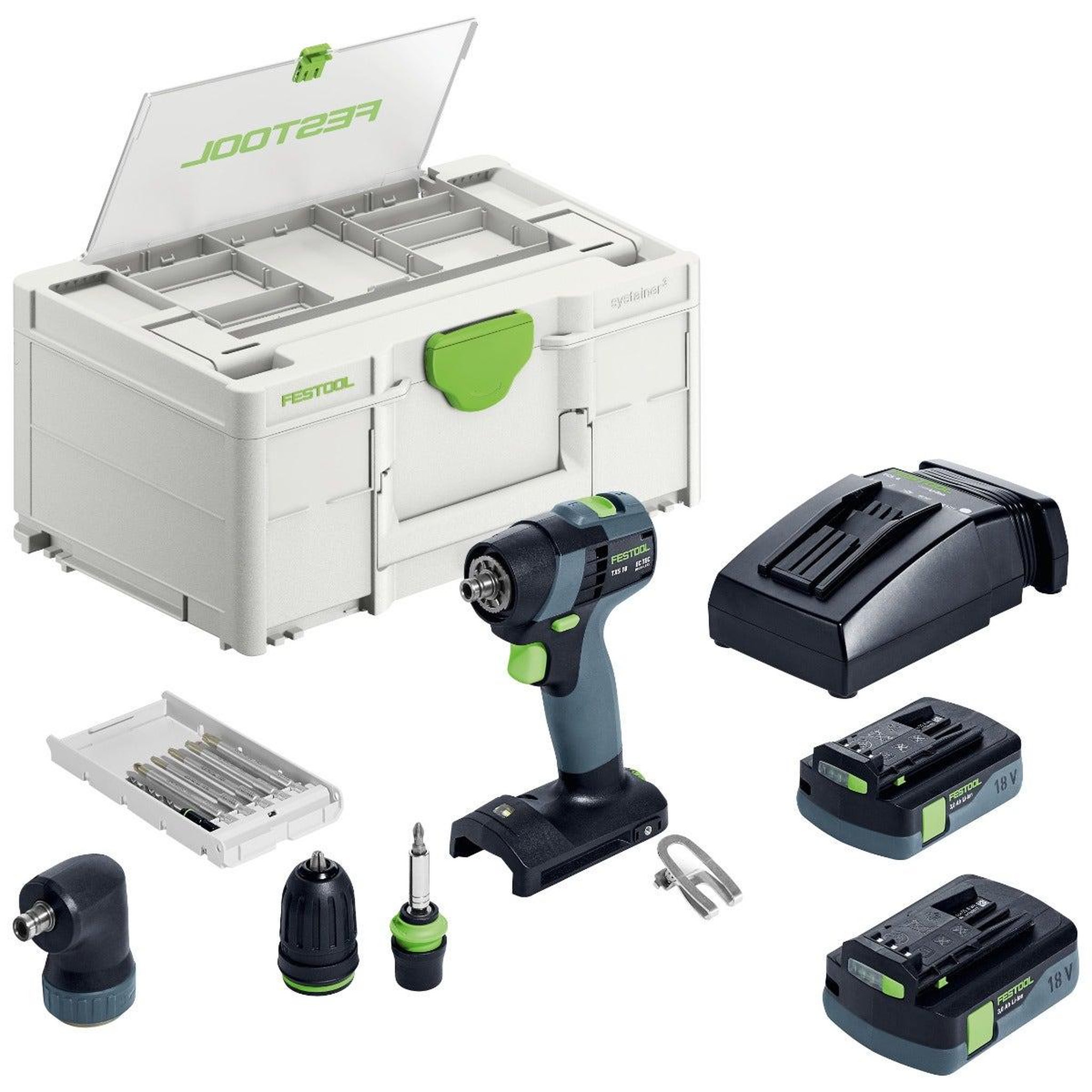 FESTOOL Perceuse-visseuse sans fil txs 18 c 3,0-set