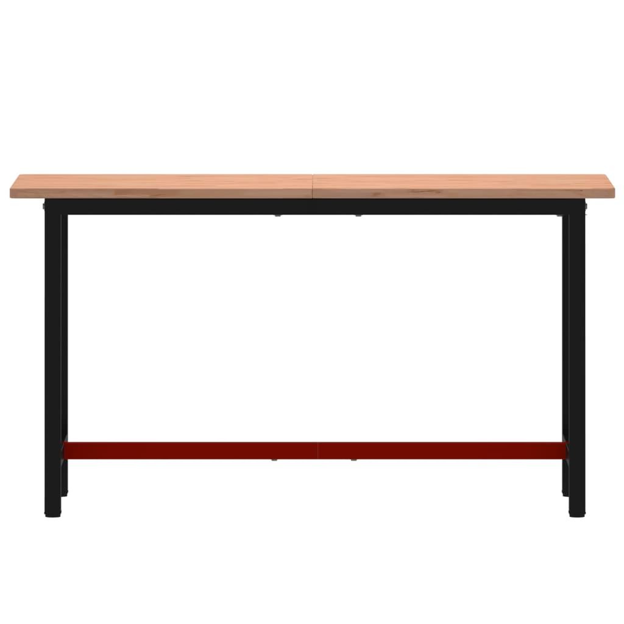 Voir la diapositive 3 : VIDAXL Etabli 150x55x81,5 cm bois massif de hetre et metal