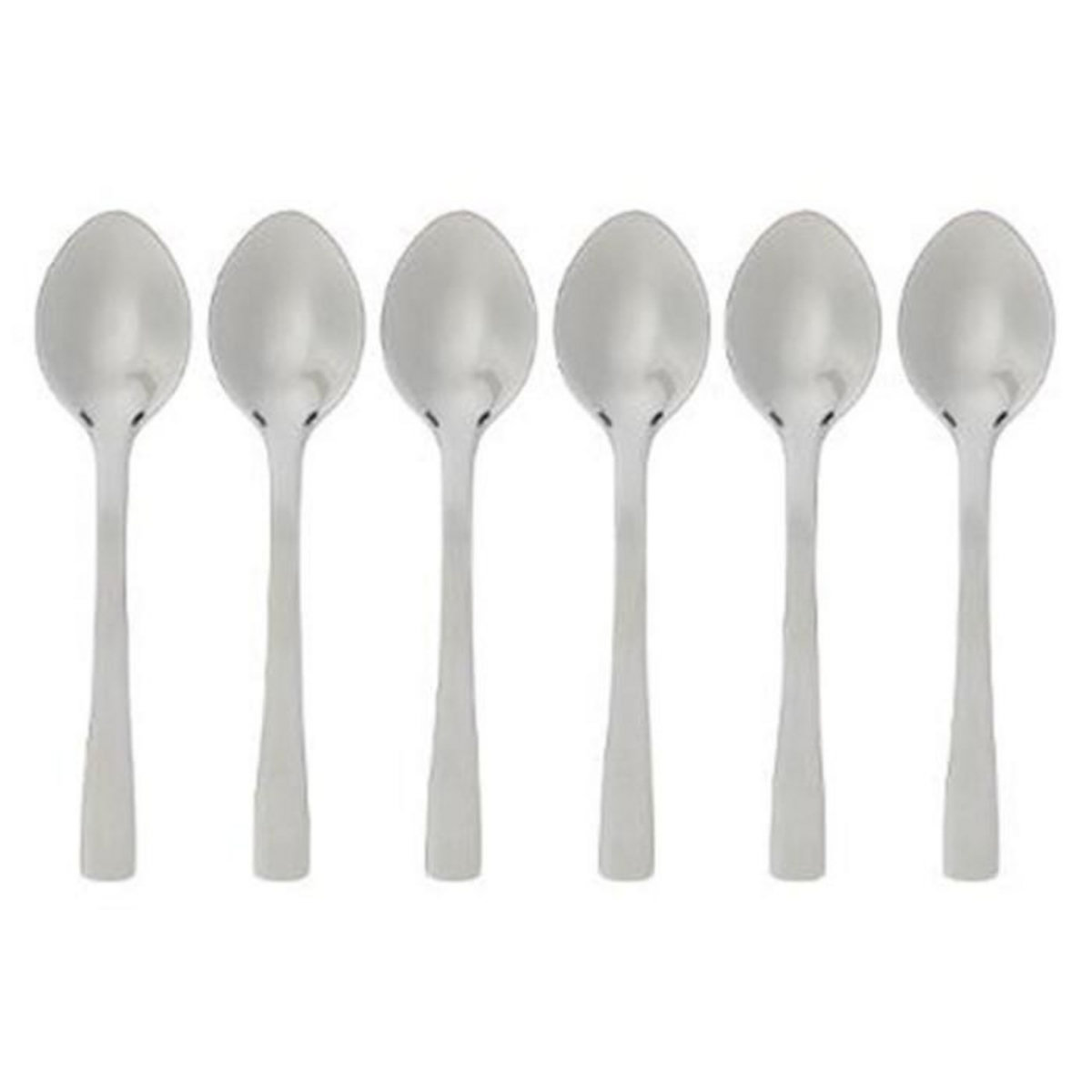 SECRET DE GOURMET Lot de 6 Cuillères à Café  Nevis  9cm Argent