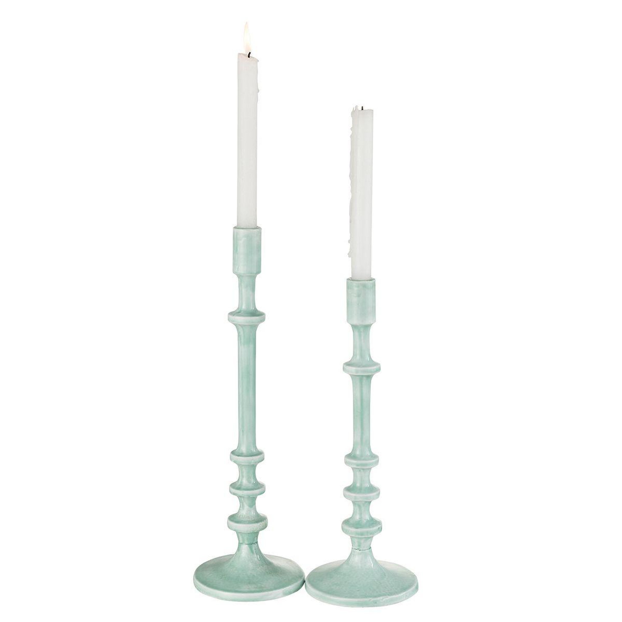 Voir la diapositive 4 : J-LINE Chandelier Design Métal  Sévilla  40cm Bleu