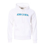 DIESEL Sweat Blanc/Turquoise Homme Diesel Hood. Coloris disponibles : Blanc