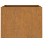 Voir la diapositive 5 : VIDAXL Jardiniere 62x47x46 cm acier corten