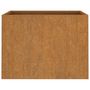 Voir la diapositive 5 : VIDAXL Jardiniere 62x47x46 cm acier corten