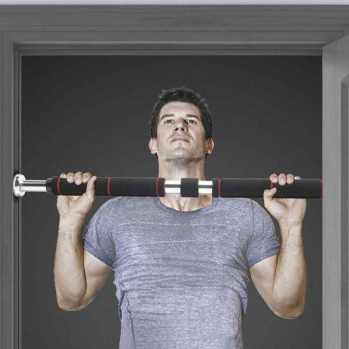 Paris Prix Barre de Traction  Télescopique  62-102cm Noir