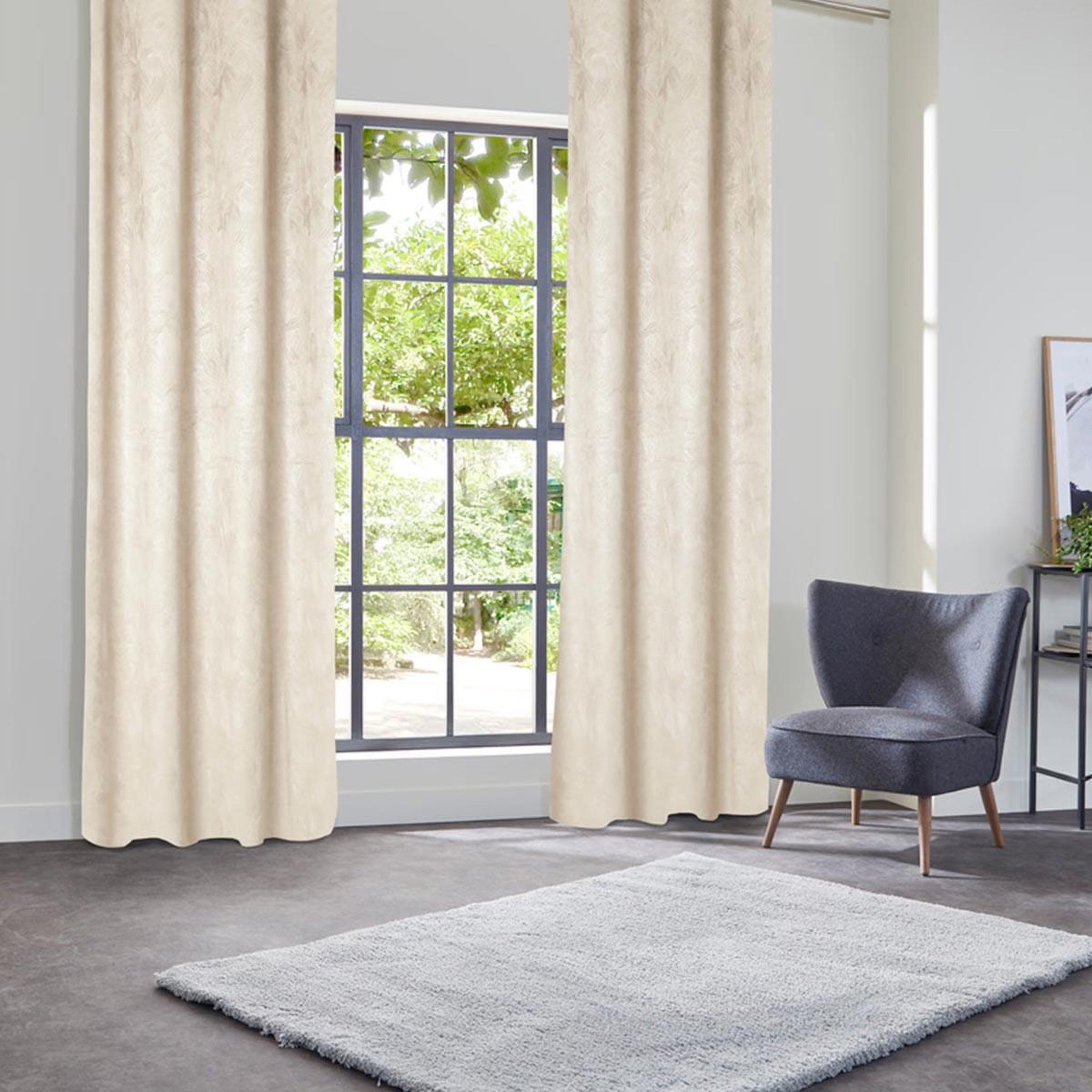 ATMOSPHERA Rideau occultant  fujo  135x260cm beige lin