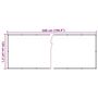 Voir la diapositive 6 : VIDAXL Ecran de balcon Anthracite 120x500 cm Tissu Oxford