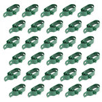 LINXOR Lot de 30 tendeurs en acier galvanisé plastifié N°2 pour fil de grillage ou autre - Vert
