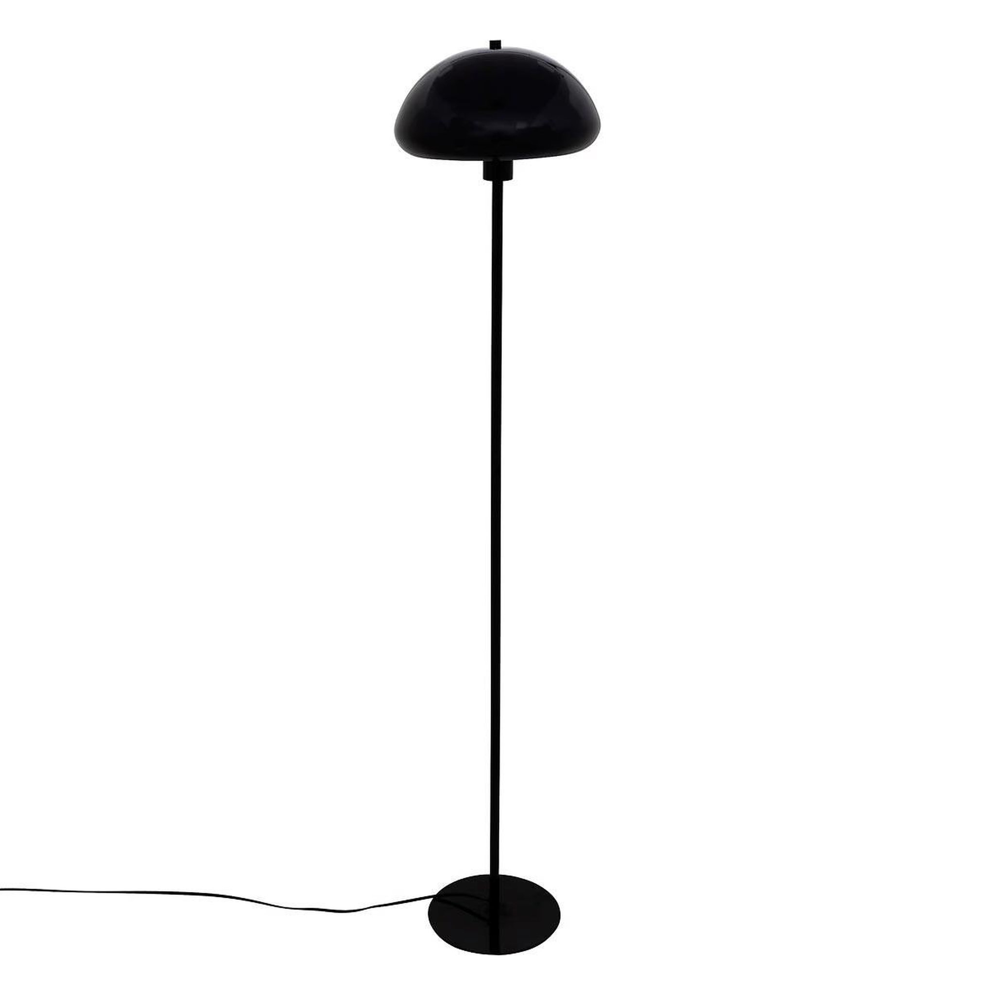ATMOSPHERA Lampadaire droit champignon  savio  140cm noir