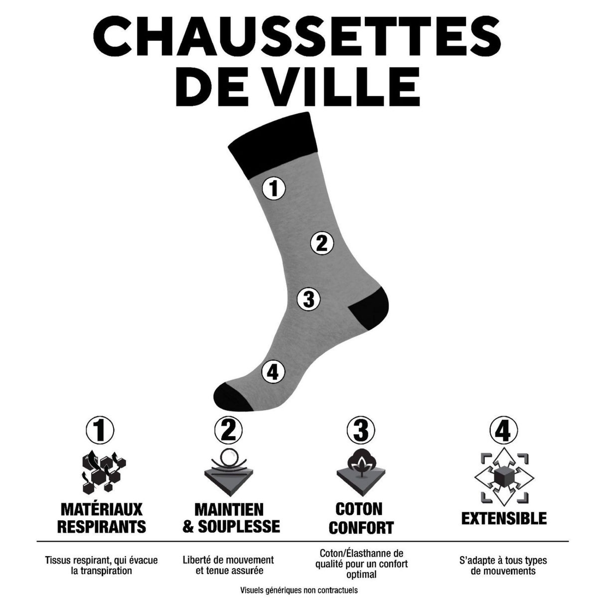PIERRE CARDIN Lot de 12 Paires de chaussettes de ville unies modèle PC 00399