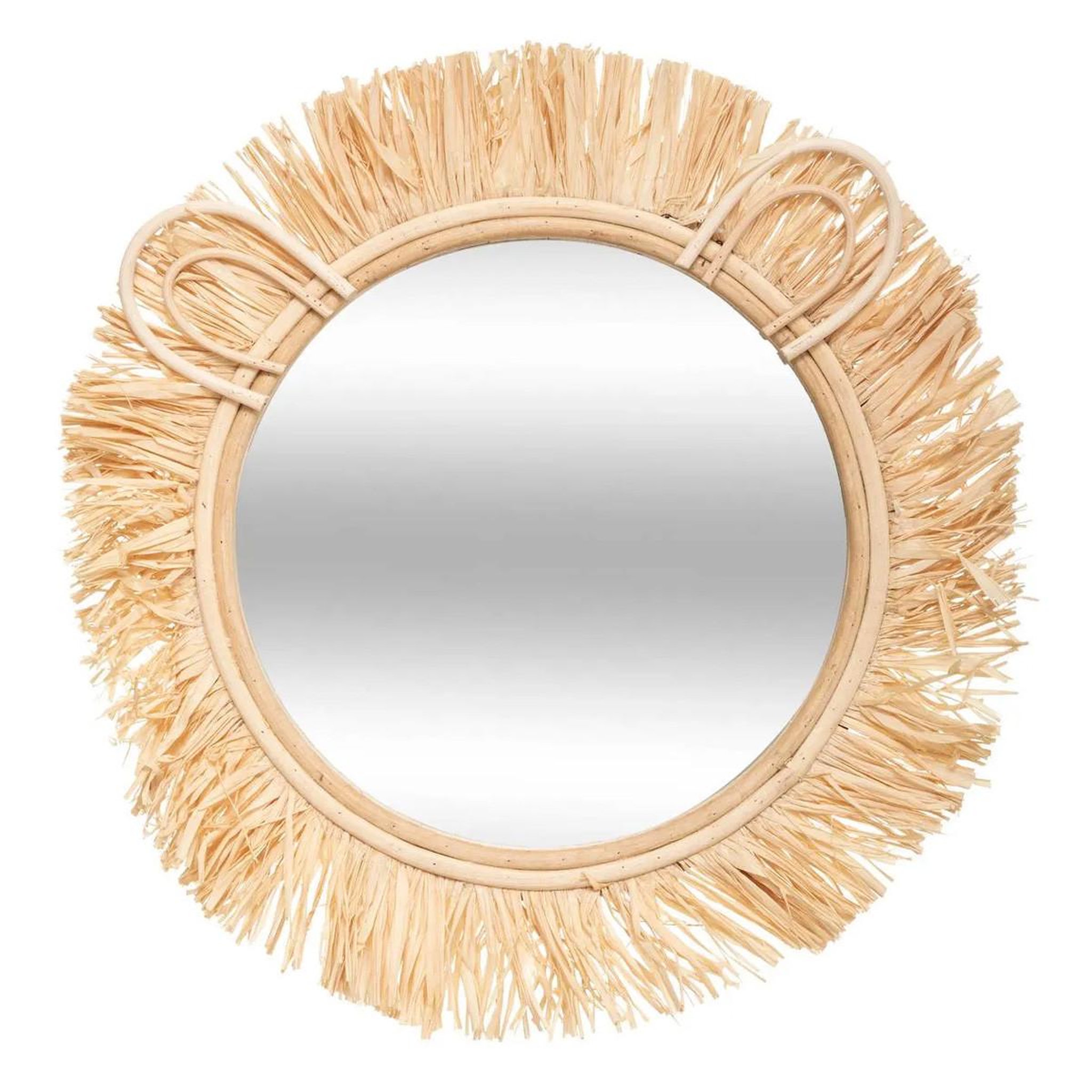 Atmosphera Kids Miroir rond enfant  sweet safari  38cm naturel