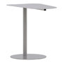 Voir la diapositive 1 : Paris Prix Table d'Appoint Design  San Jose  50cm Gris Clair