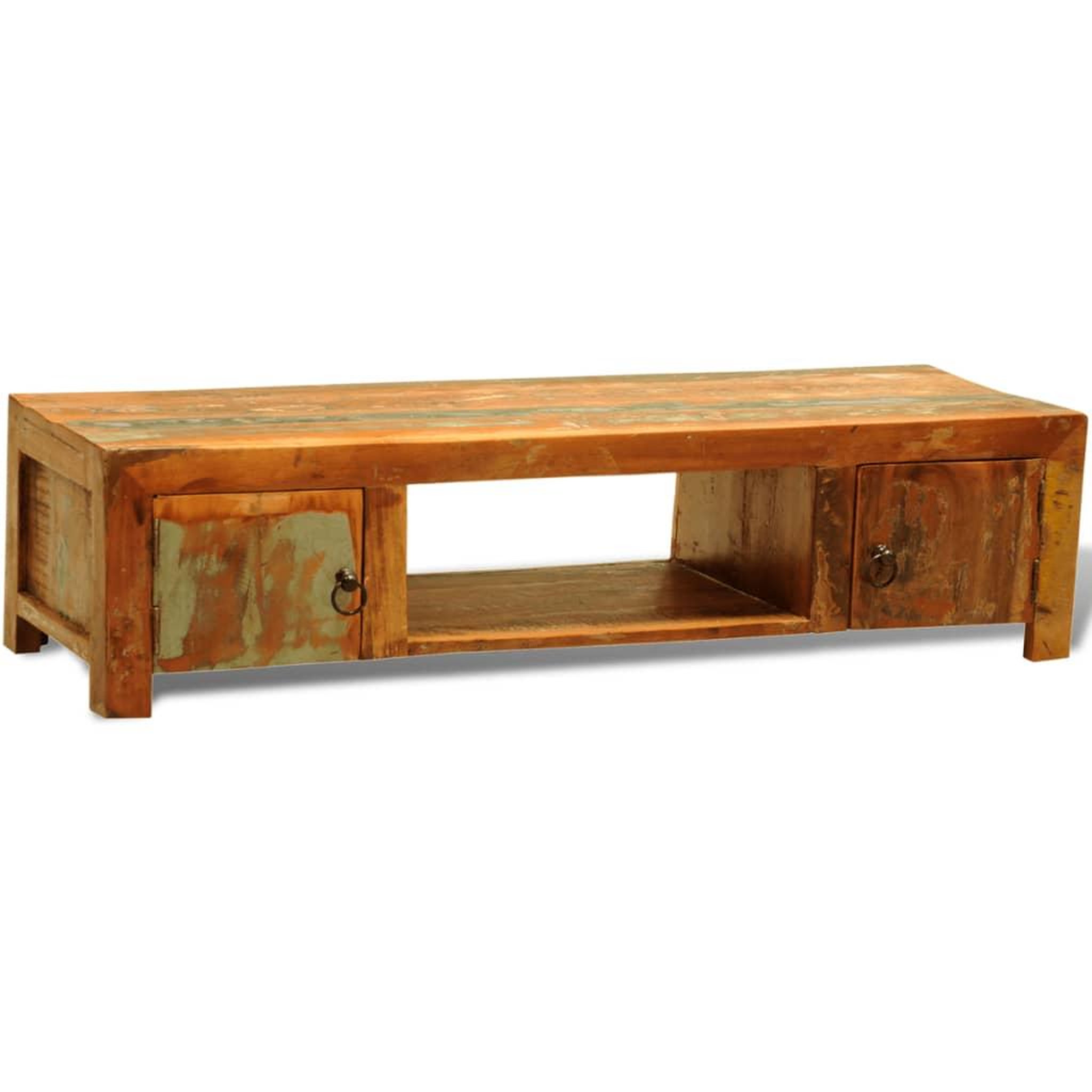 Voir la diapositive 5 : VIDAXL Meuble TV avec 2 portes Bois de recuperation Vintage