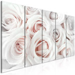 Paris Prix Tableau Imprimé 5 Panneaux  Satin Rose Narrow Pink. Coloris disponibles : Multicolore