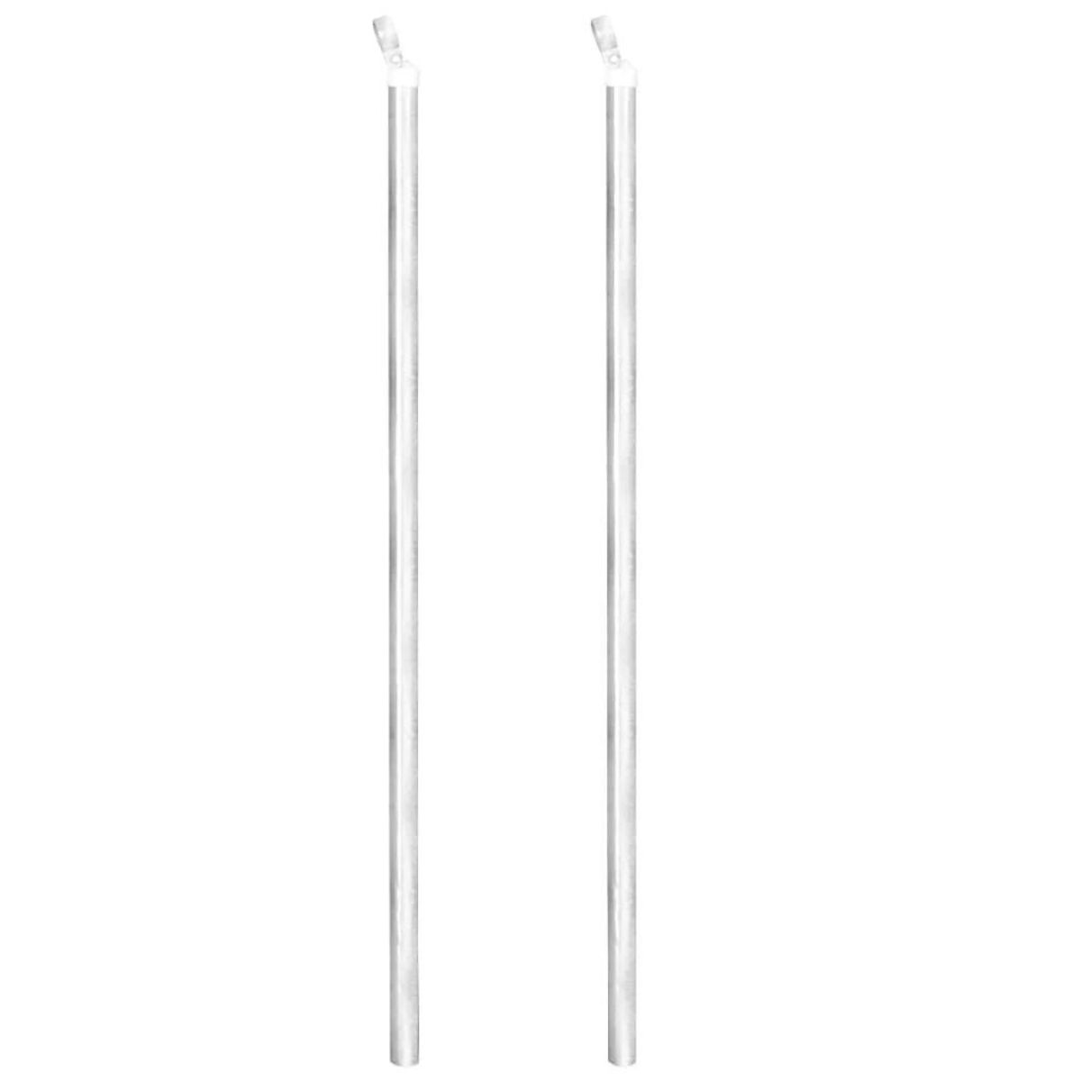 VIDAXL Cloture a mailles losangees et poteaux acier galvanise 15x1,5 m