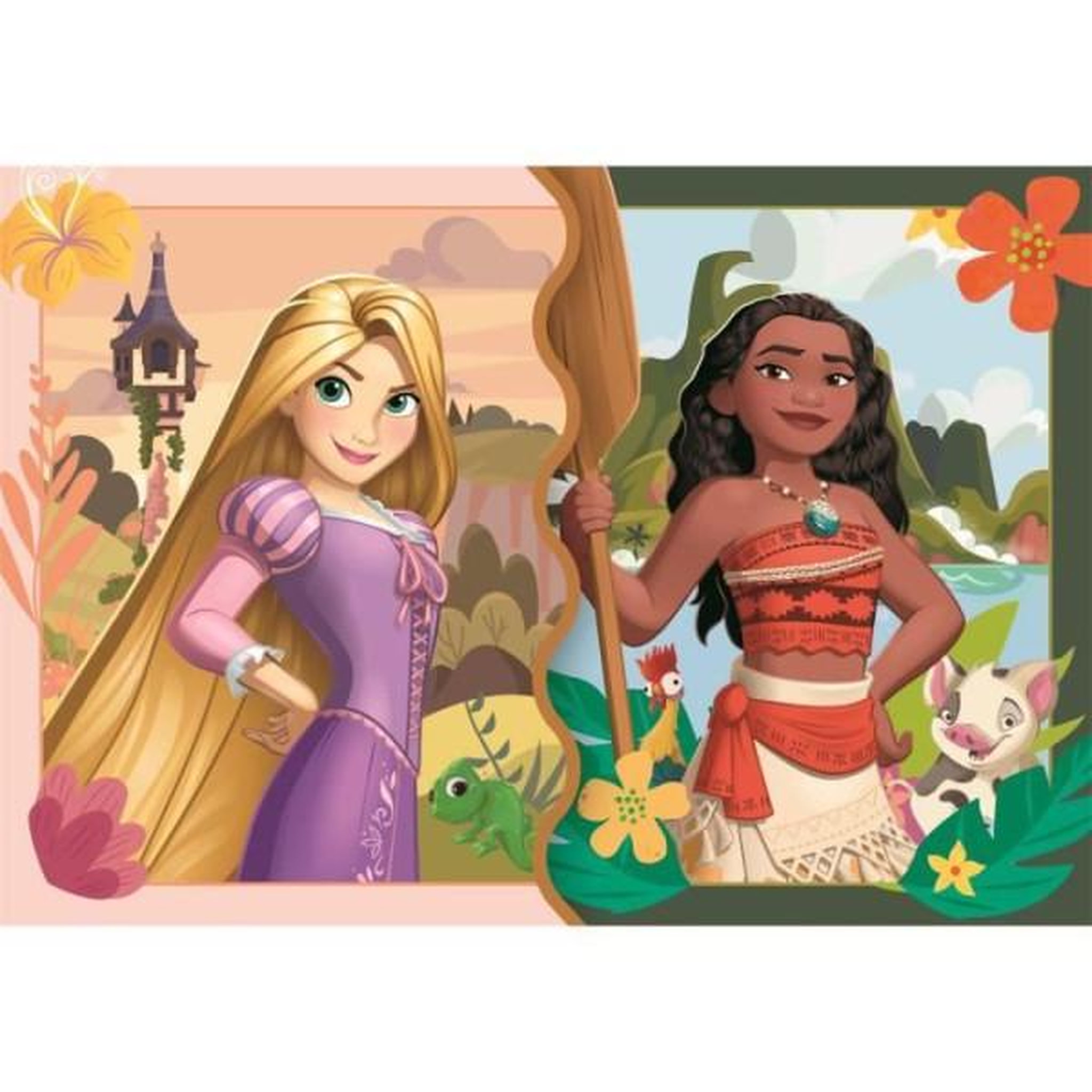 Voir la diapositive 3 : CLEMENTONI Clementoni - 2x20 pieces - disney princess