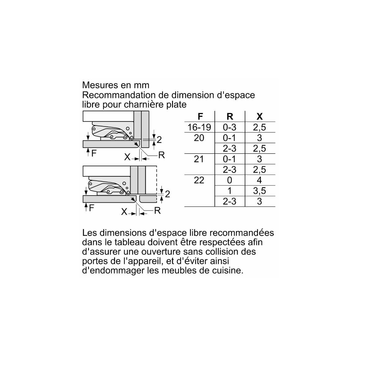 BOSCH Congélateur intégrable à pantographes 212 - GIN81VEE0