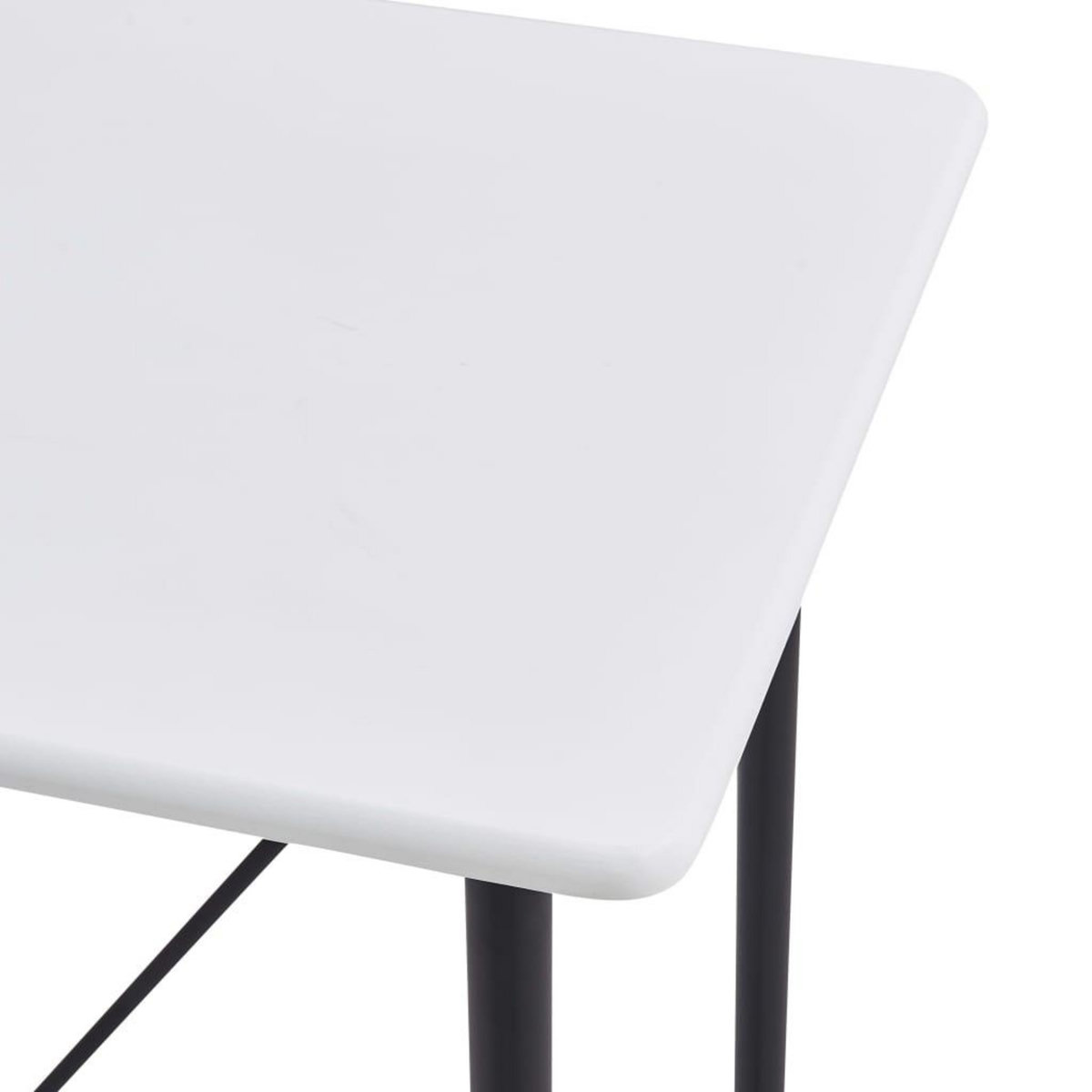 VIDAXL Table de bar Blanc 120x60x110 cm MDF