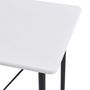 Voir la diapositive 5 : VIDAXL Table de bar Blanc 120x60x110 cm MDF