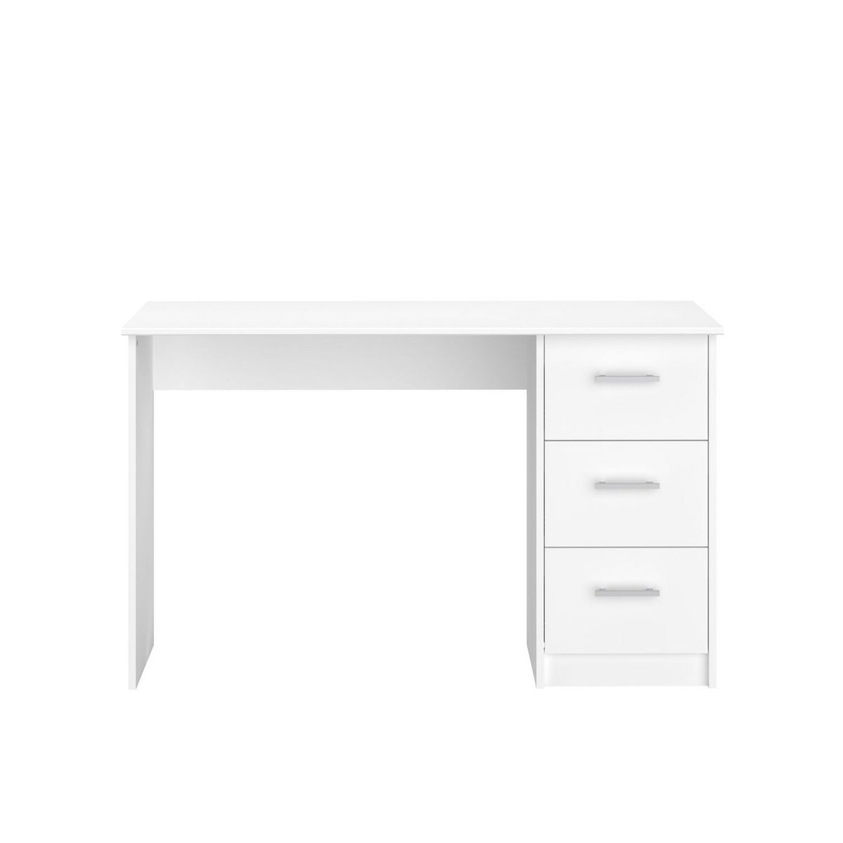 Bureau enfant droit 3 tiroirsL121 x H74 x P55cm STUDY