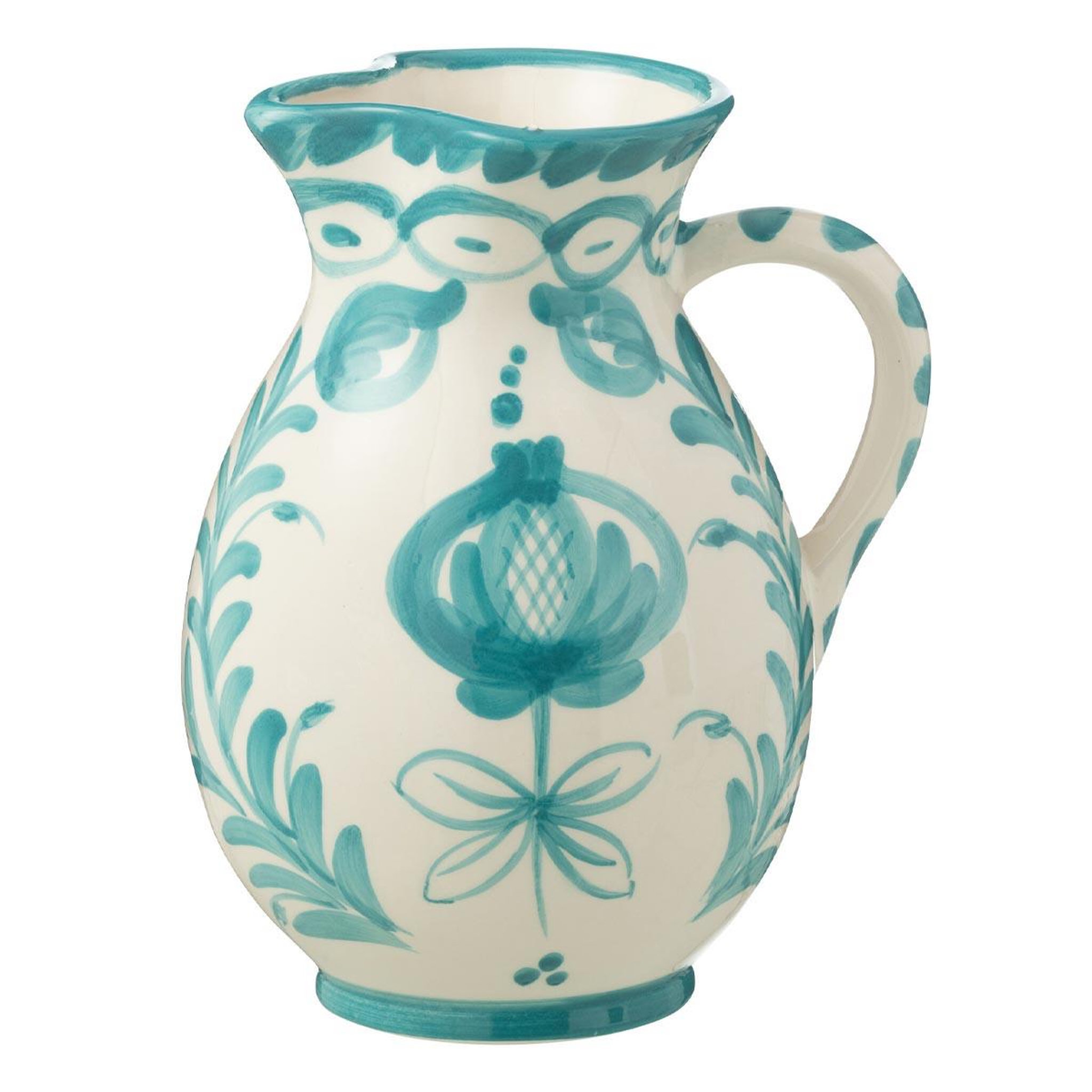 J-LINE Pichet en céramique  granada  1,6l bleu aqua